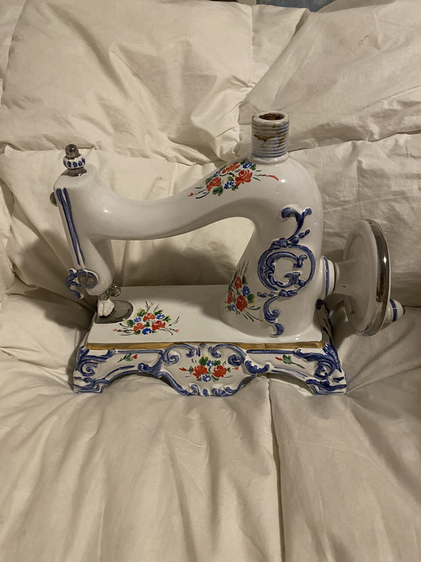 Vintage Liquor Bottle Sewing Machine