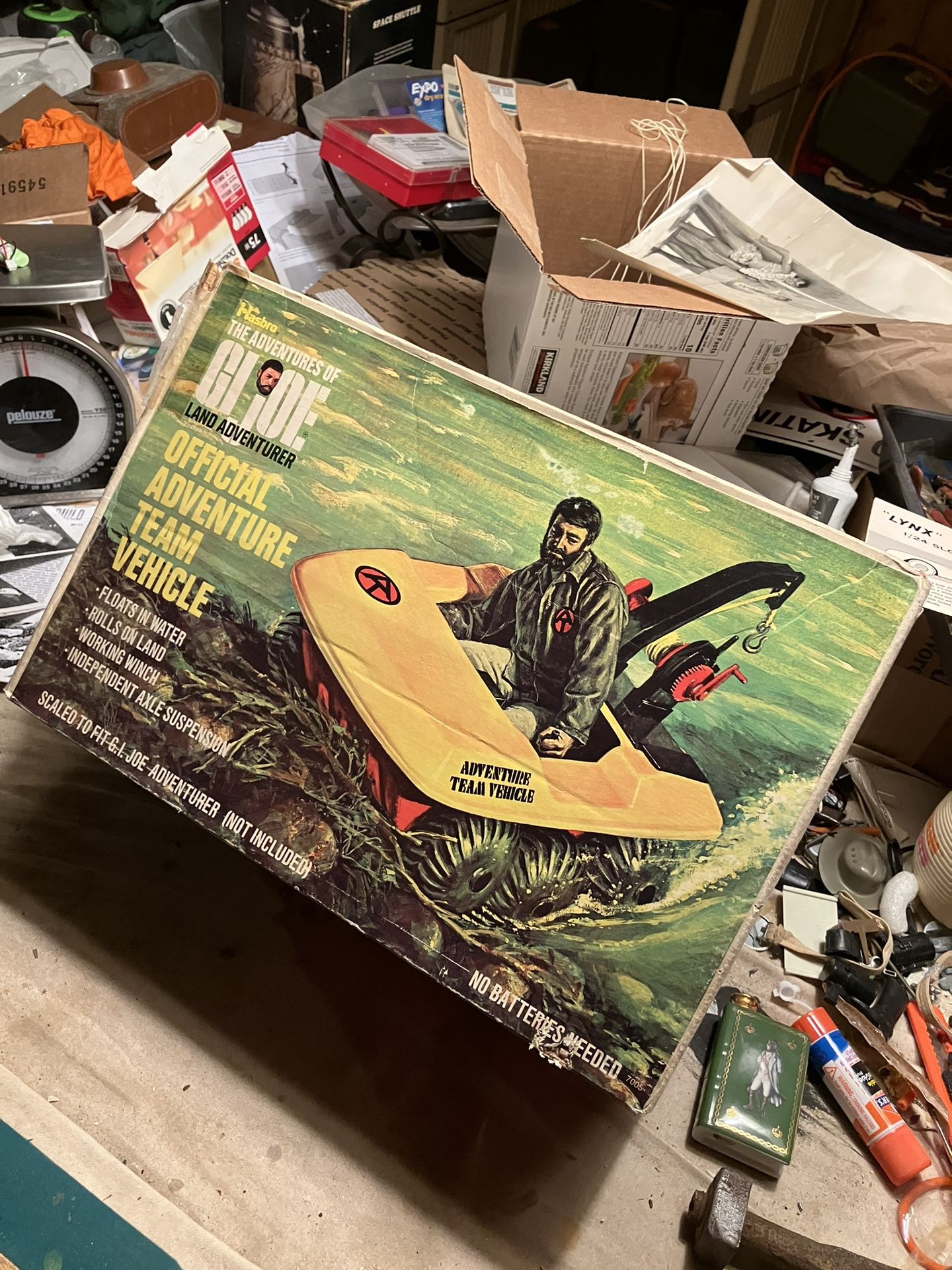 VINTAGE GI JOE ADVENTURE TEAM VEHICLE And ATV BOX