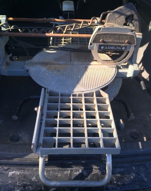 Delta Sawbuck Frame &Trim Saw $139
