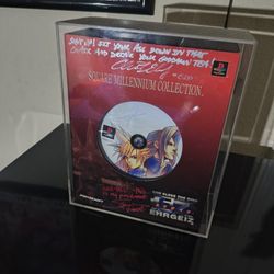 Signed EHRGEIZ Square Millennium Collection PS1 Playstation PS 2000