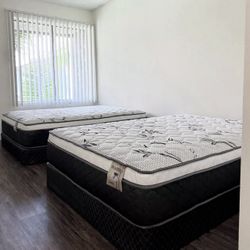 Queen Size Mattress Pillow Top Bamboo Brand New 