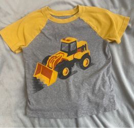 Youth boys 5T excavator shirt