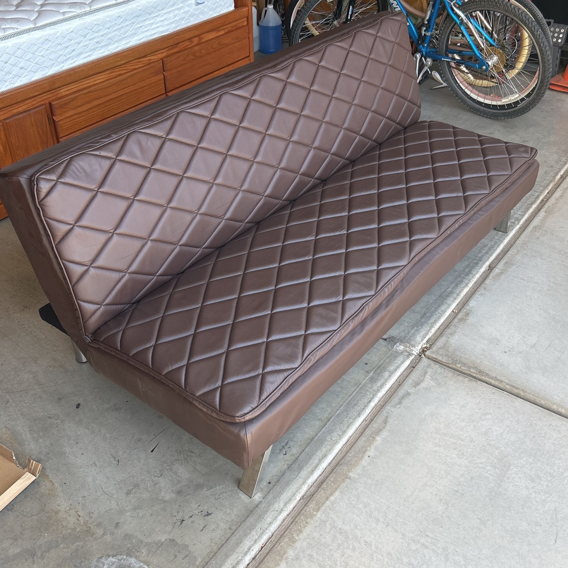 Brown Futon