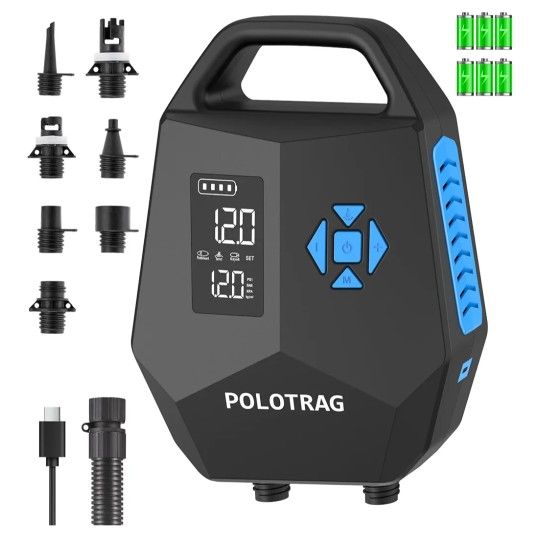 Electric Rechargable PUMP for Paddle Board, Mattress and Inflatables