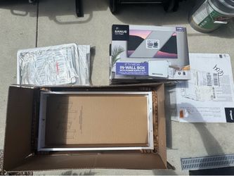 Low voltage, and tv in wall boxes