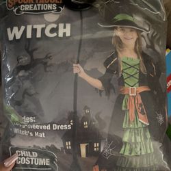 Witch Costume Child Costume Size Small