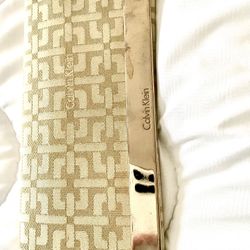 Calvin Klein Gold Ivory Wallet 