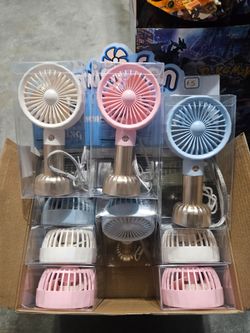 New Rechargeable fans $5 each