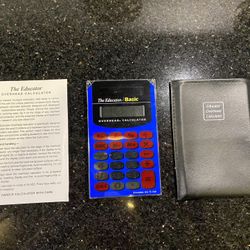 The Educator Basic Overhead Calculator, Manual + Case T1-108