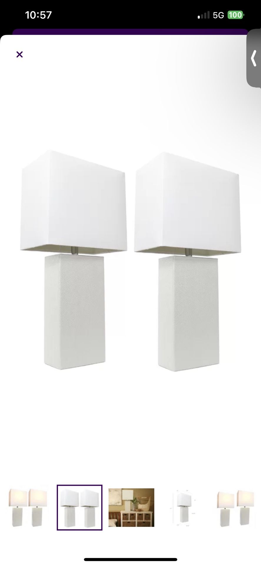 Jackson 21" Table Lamp Set