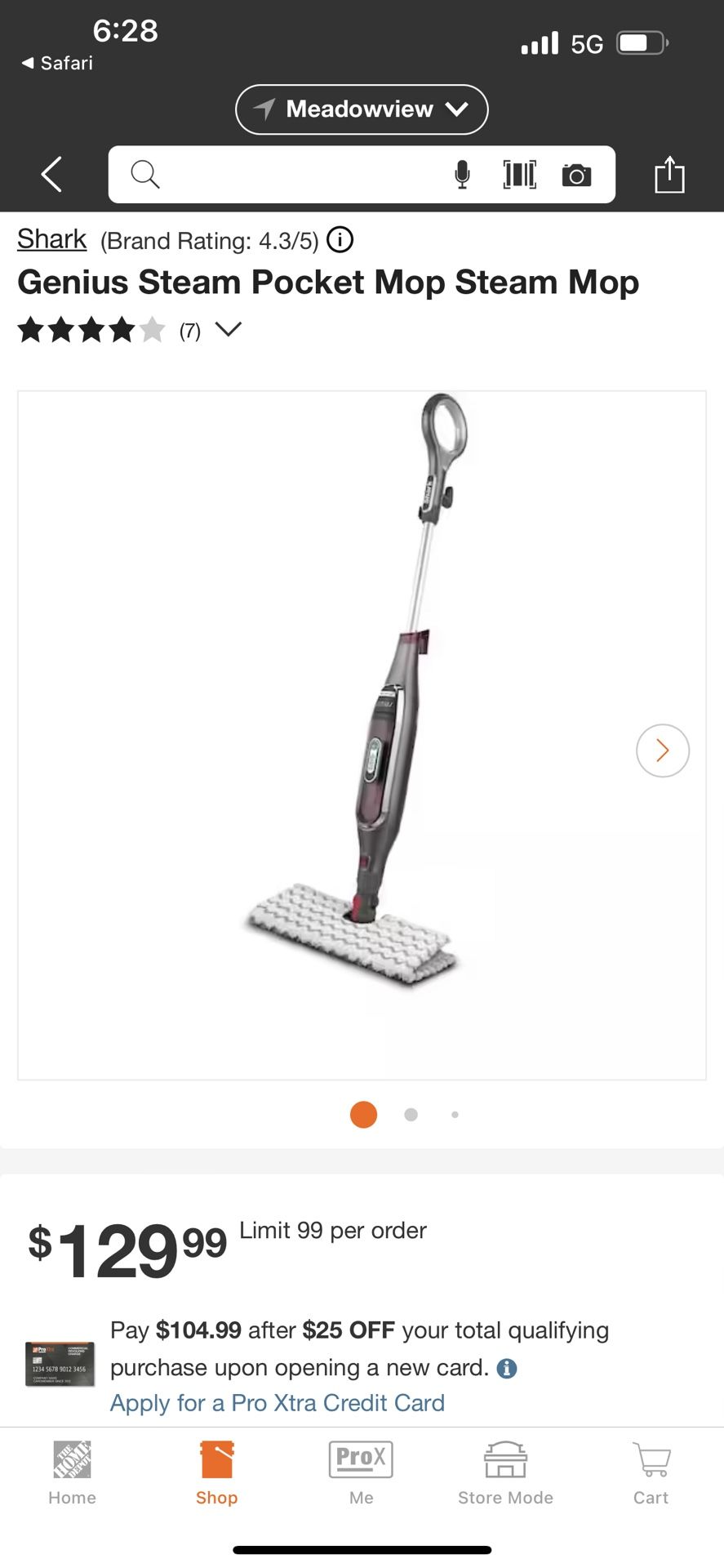 Shark, Genius, Steam Mop