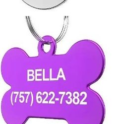 Dog Tag/Cat Tags  Personalized Engraved With Your Information 