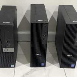 3 Dell PCs (no keyboard or mouse) Everything Works Perfectly But They will Need to Be Factory Reset…Selling As Bundle perfect PICK UP ONLY  1-Dell Opt