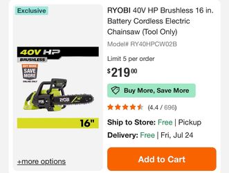 Brushless Chainsaw
