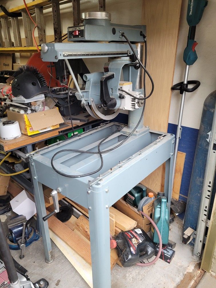 Delta 220v 12" Radial Arm Saw USA Heavy Duty