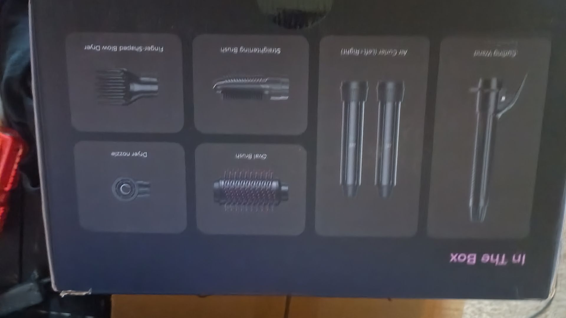 Air wrap hair curling system