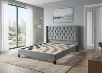 Bed frame new queen size