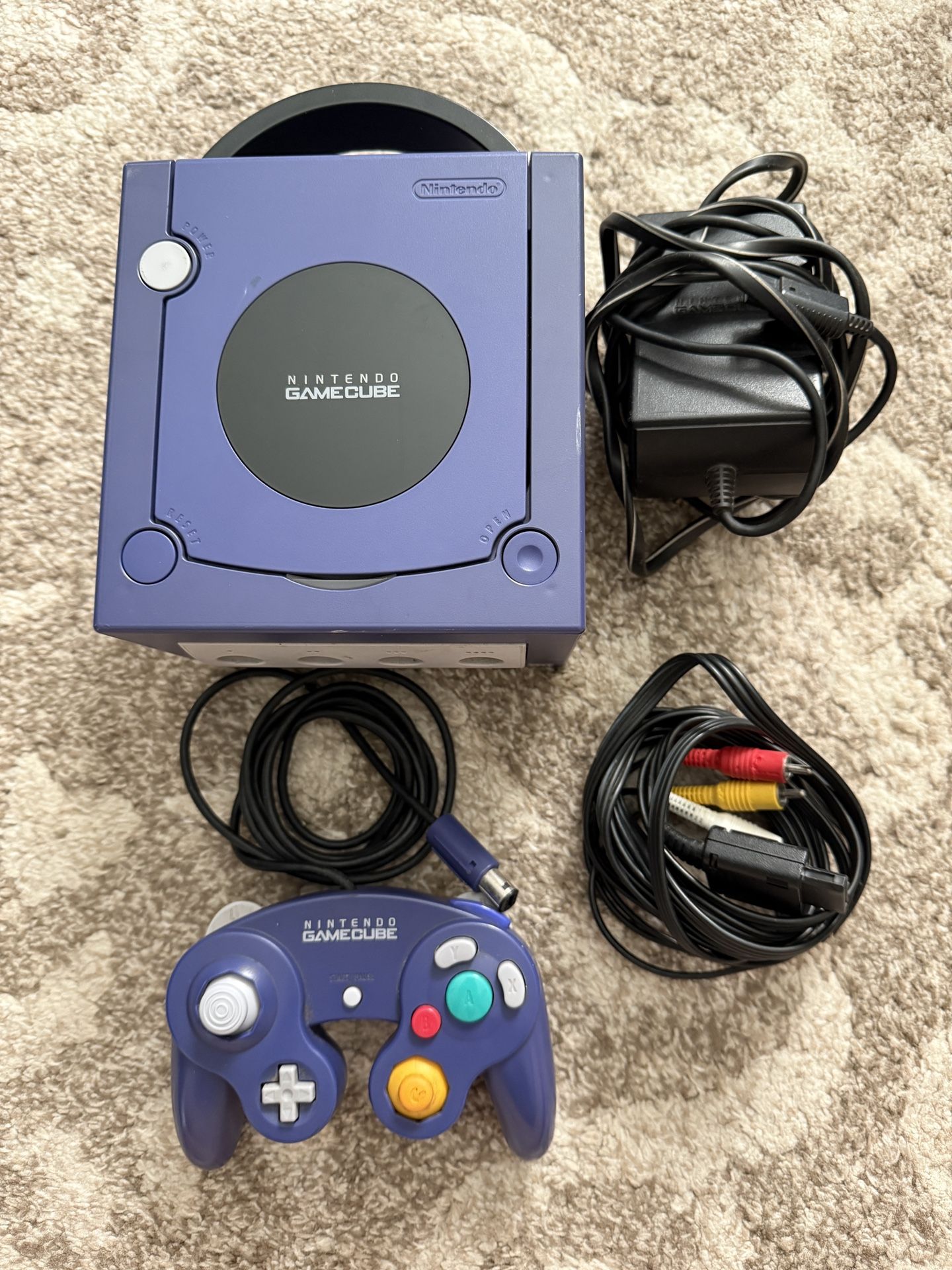 Nintendo Gamecube Console Indigo With Sd Reader