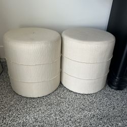Catalina Round Ottoman X 2