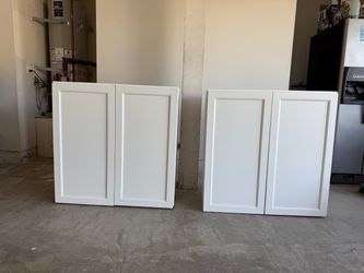 36x36 white shaker cabinets