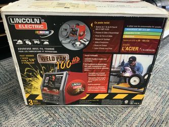 Lincoln electric weld-pack 100 HD flux-cored wire welder