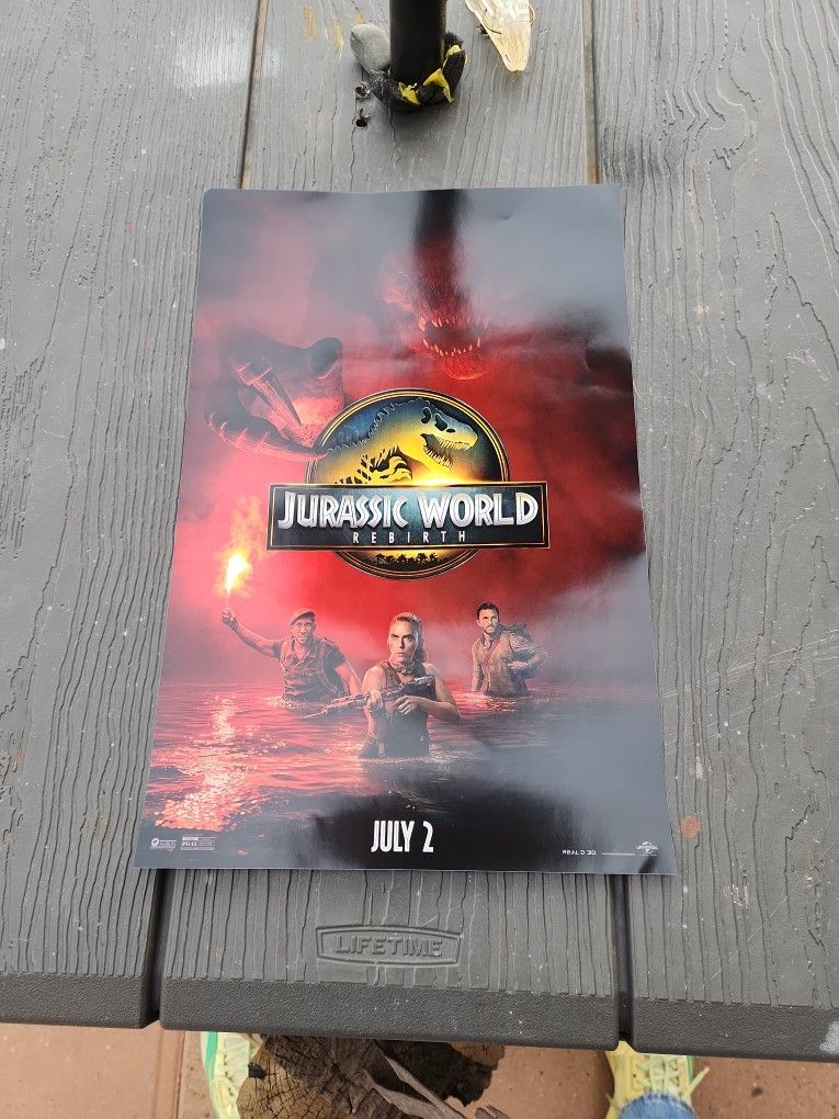 Jurassic World Rebirth mini theater poster 