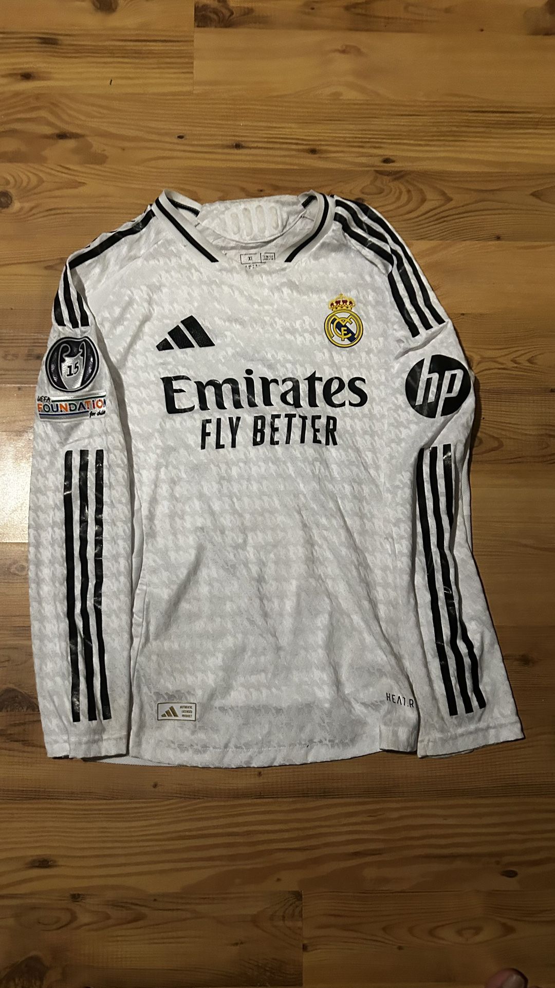 Real Madrid 24/25 Home Long Sleeve Raul Asencio Jersey