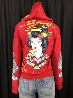 Ed Hardy By Christian Audigier Geisha Kiss Of Death Women's