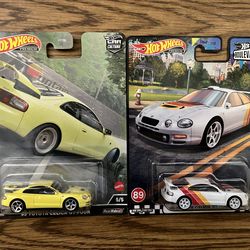 Hot wheels premium Toyota celica