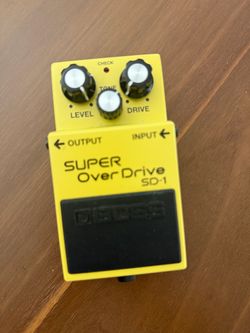 Boss SD1 Overdrive Guitar Pedal