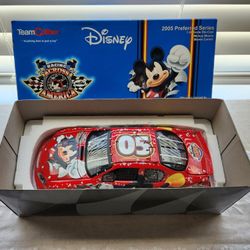 Mickey Mouse Daytona 500 1:24 scale die cast race car, with original box