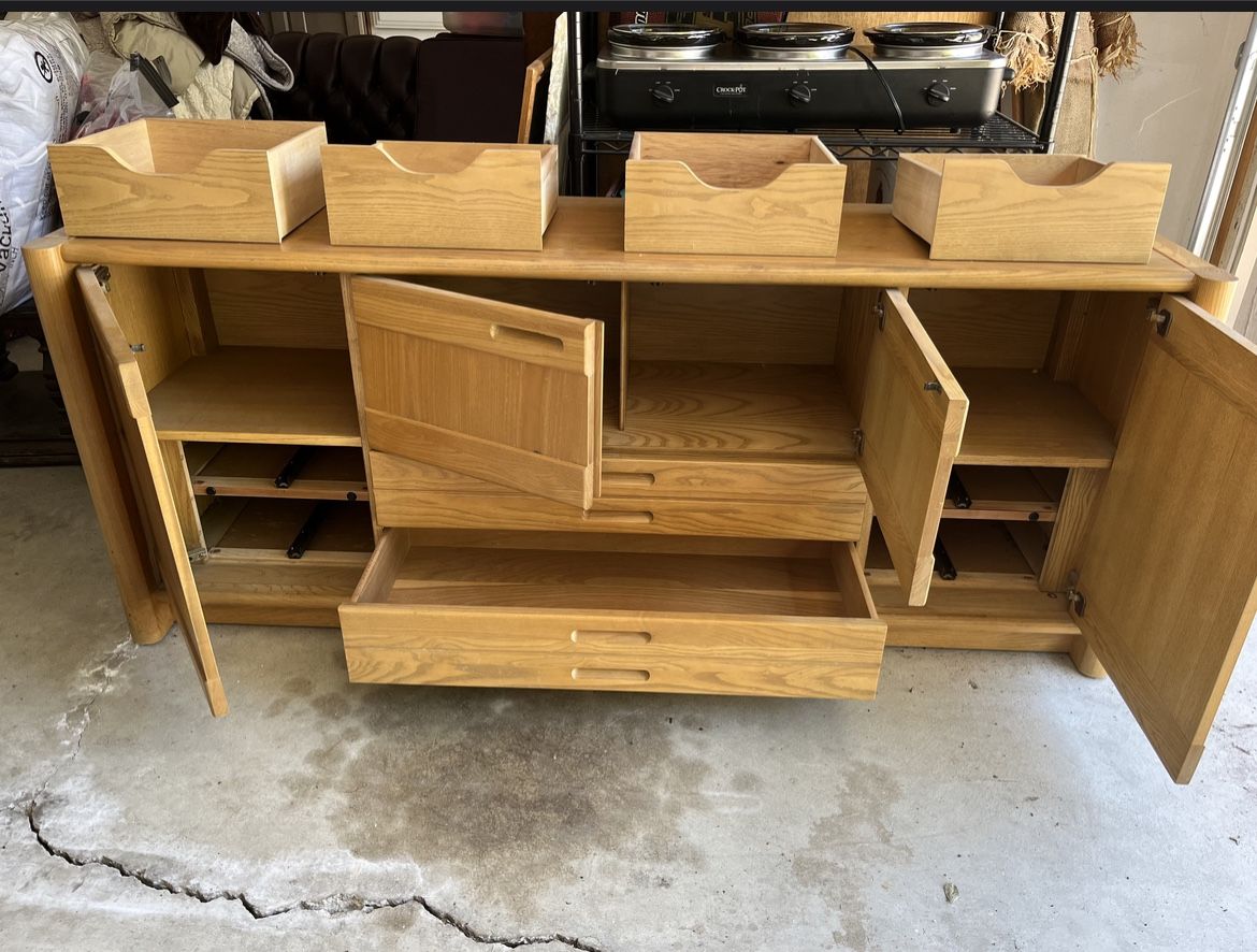 Trampoline, Leather Tufted Couch, Twin Loft Bed, Twin Mattresses, Oak