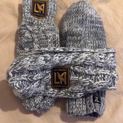 LAFC Zoozatz Mittens & Headband