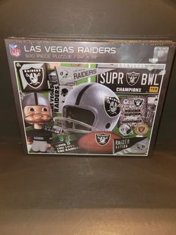 Los Angeles Raiders 500 Piece puzzle