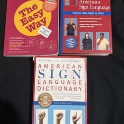 ASL Book Bundle – Dictionaries + Learning Guide