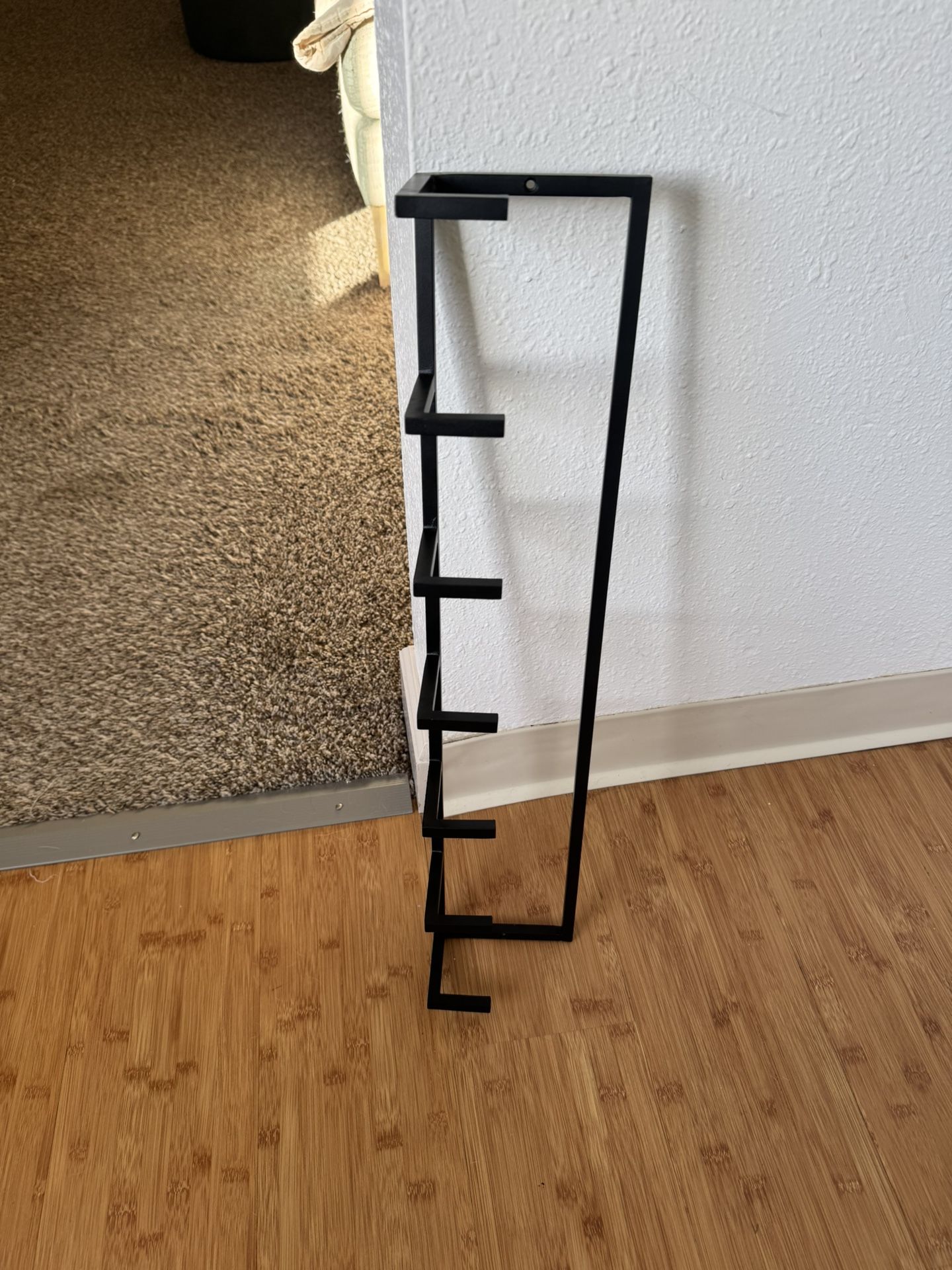 Black Metal Coat Rack