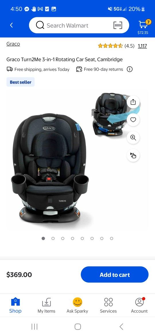 Graco 360° Turning Car Seat
