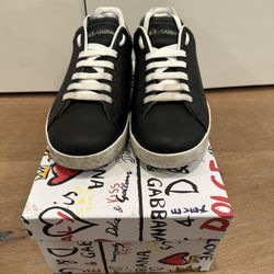 Dolce&Gabbana  Portofino Leather Sneakers