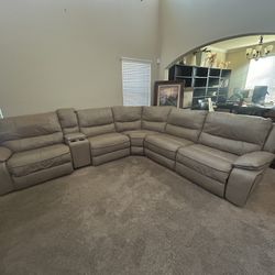 AFFORDABLE Sectional Leather Couch 