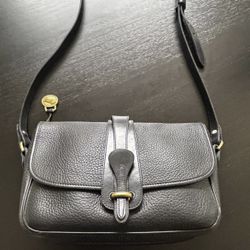 Dooney & Burke Black Leather Handbag 
