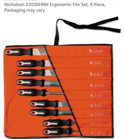Nicholson 22030HNN Ergonomic File Set, 9 Piece, Packaging may vary