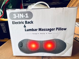 3 in 1 lumbar massage pillow