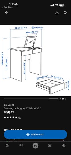 Vanity table