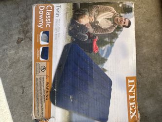 Intex Inflatable Twin Mattress NO PUMP