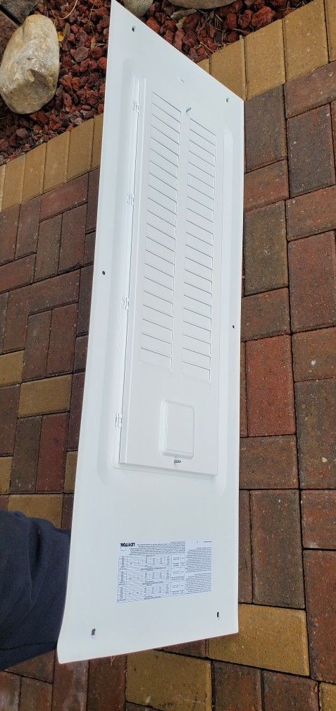 Leviton 42 space indoor circuit breaker load Center cover with door