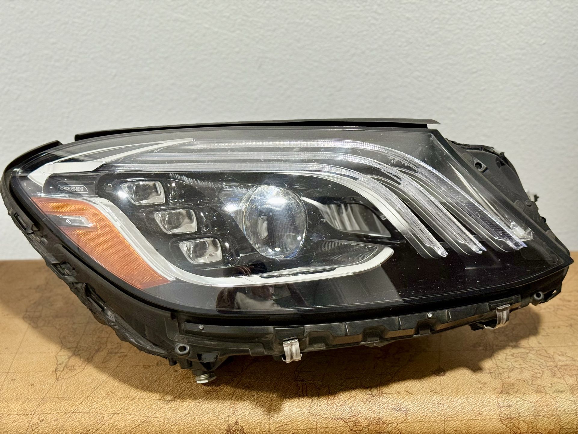 2015-2020 Mercedes S-Class Coupe Right RH Crystal LED Headlight OEM