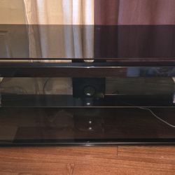 Glass Entertainment Center TV Stand Table