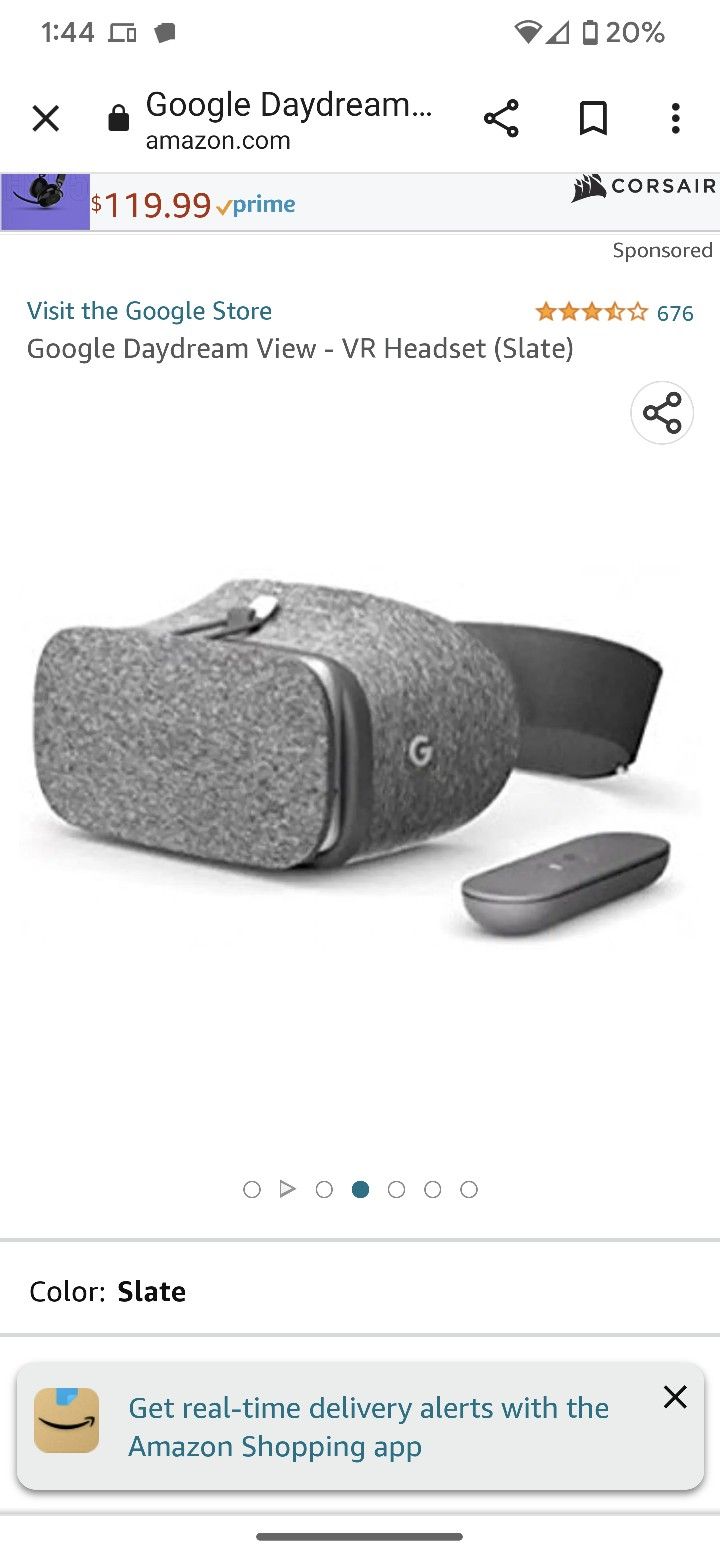Google Daydream View, VR Headset