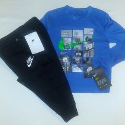 Nike Boys Toddler 2pc Cargo Jogger & Tee Set- 2T 