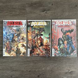 DCeased Unkillables Full Comic Set (3 Near Mint Issues)